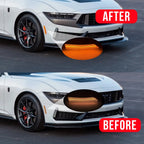 Set of 4 Clear LED Front Rear Side Marker Lights for Ford Mustang (2024–2025)
