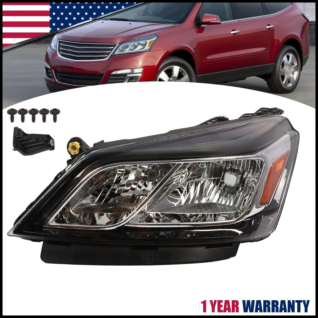 Headlights for Chevy Traverse (2013–2017) Halogen Left Drive Side