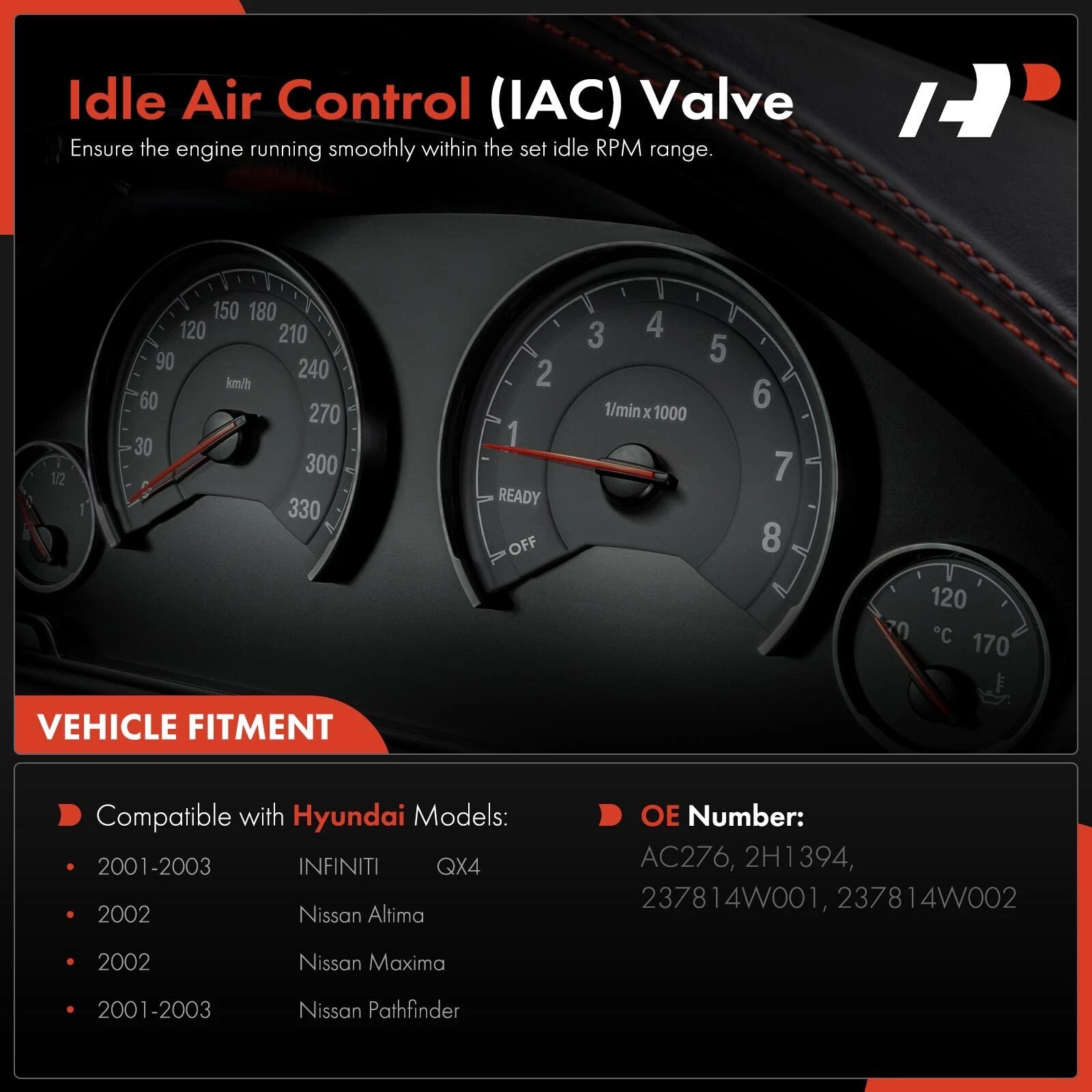 Idle Air Control Valve for Nissan Altima Maxima (2002–2003)