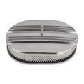 12" Oval Half Finned Air Cleaner Assembly for Ford Chevy