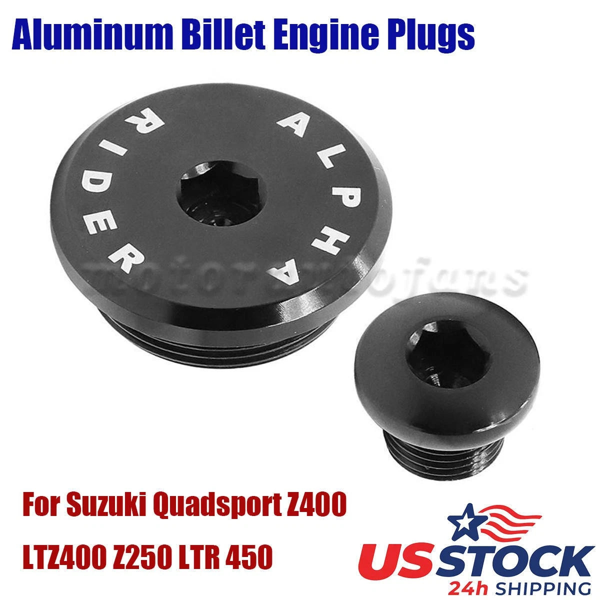 Billet Aluminum Engine Timing Plug Cap for Suzuki Quadsport Z400 (2003–2008)