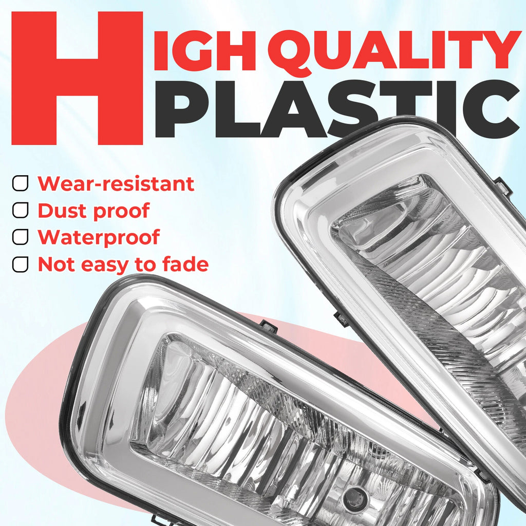 Pair Fog Lights with Bulbs for Ford F-150 (2004-2006)