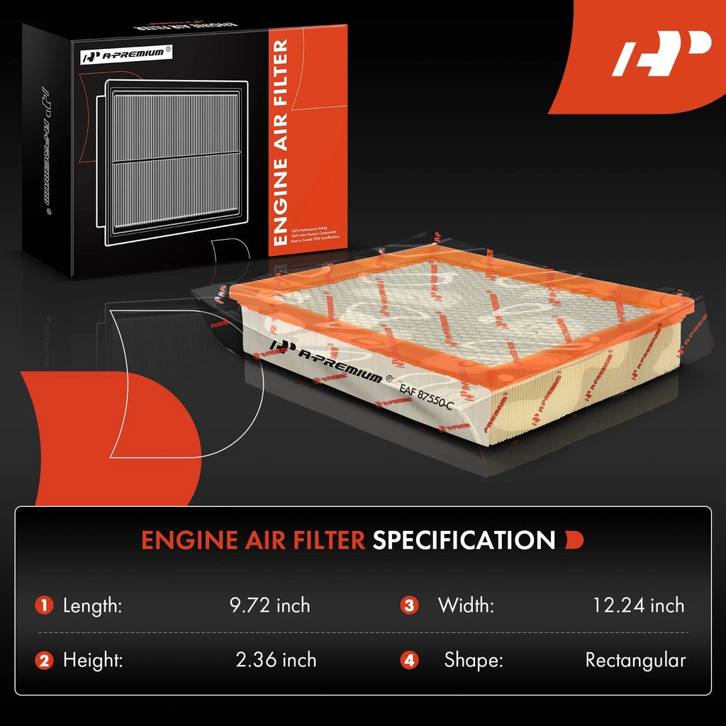 Engine & Activated Carbon Cabin Air Filter for Cadillac Escalade (2002-2023)