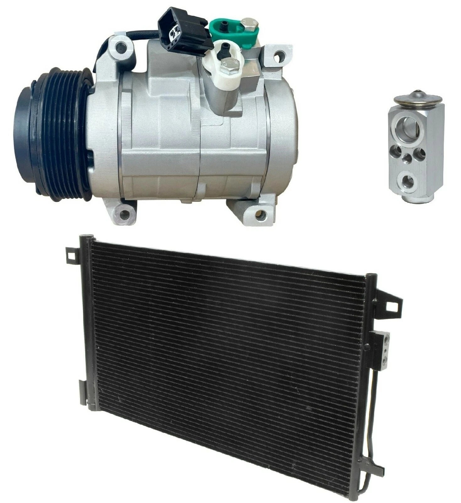 A/C Compressor Kit With Condenser for Saturn Outlook 3.6L (2007–2009)