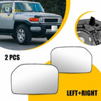 Mirror Glass for Toyota FJ Cruiser (2007–2014) Driver Passenger Side