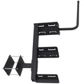 3-Step Boat Trailer Mount Step for Universal Boats - Steel, Black