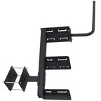 3-Step Boat Trailer Mount Step for Universal Boats - Steel, Black