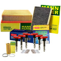 Set of 6 Iridium Power Spark Plugs for Audi BKH