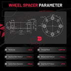 Wheel Spacer Set for Kawasaki, Can-Am, and Outlander (2014–2024)