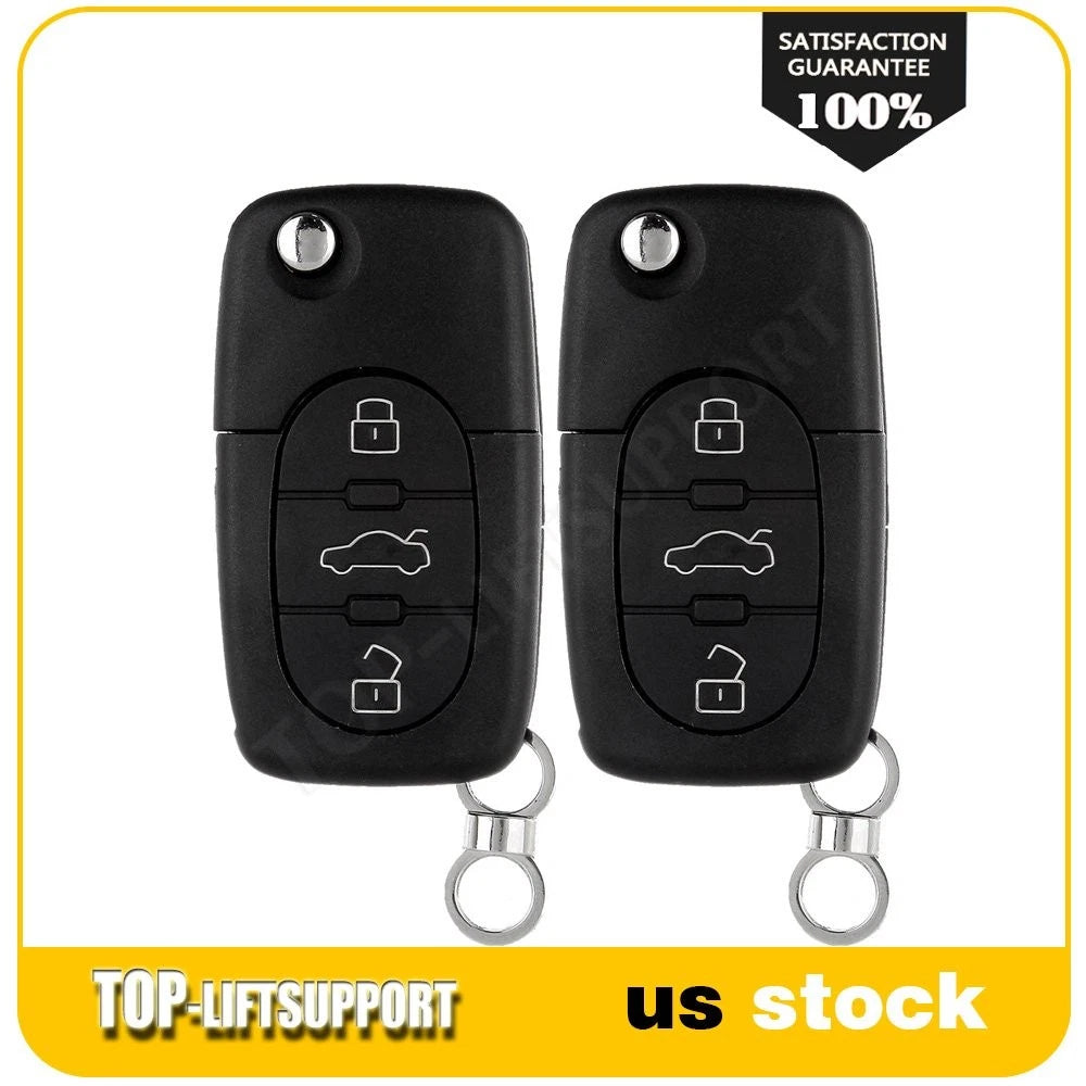 2 Key Fob Remote Shell Cases for Audi A4 Allroad Quattro (1997–2005)