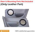 Rear Insert Door Panel for Volkswagen Beetle (1998–2010) Gray Leather Synthetic