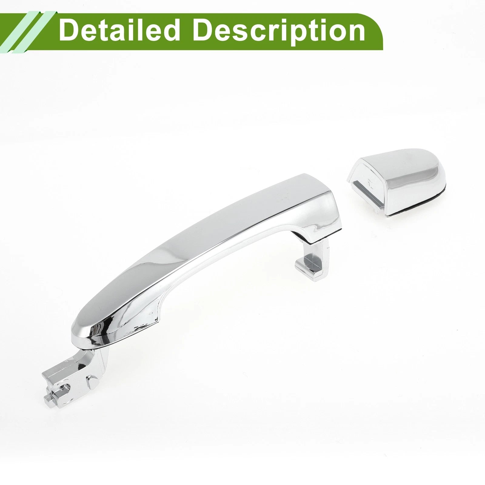 Exterior Door Handle for Hyundai Kia (No. 836511F000) Silver Tone Rear Left