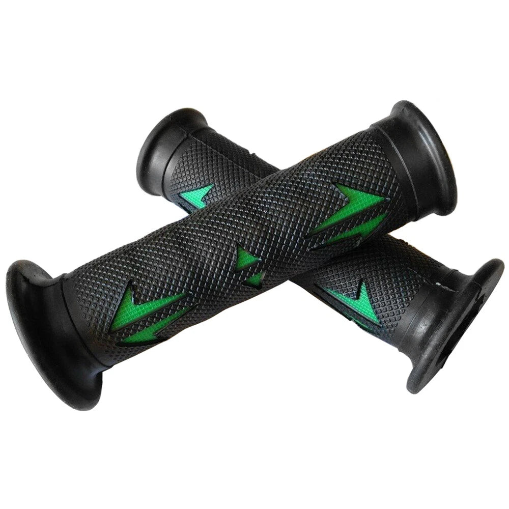 7/8" Green Hand Grips for Aprilia BMW Ducati Triumph (Offroad)