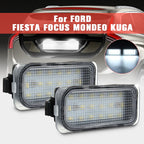 2X 18SMD LED License Plate Light for Ford Fiesta Focus Mondeo Kuga