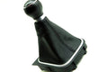 Manual Shift Boot for VW Jetta Vento Bora MK5 (2005–2012) Black Leather Synthetic