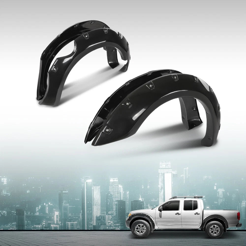 Pocket Rivet Bolt-On Fender Flares for Nissan Frontier (2006–2020)