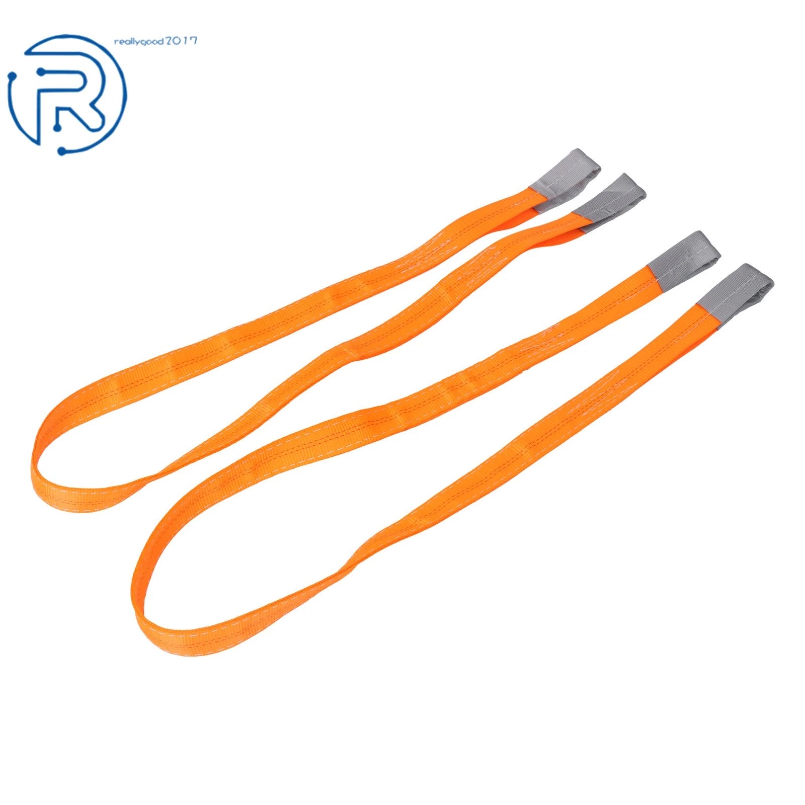 2X 2"×7FT Heavy Duty Lift Sling Straps, 18800 lb Capacity