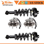 Set of 4 Rear Complete Struts & Wheel Hub Bearings for Lincoln Navigator (2007–2013)