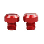 2Pcs M10x1.25 Mirror Hole Plug Screws for Motorcycle