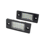 18-SMD LED License Plate Lamp for VW Touareg (2003–2010), Tiguan (2009–2015), Golf 5