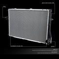 Aluminum Radiator for BMW E39 525i 528i 530i 545i (1999–2006) DPI 2284