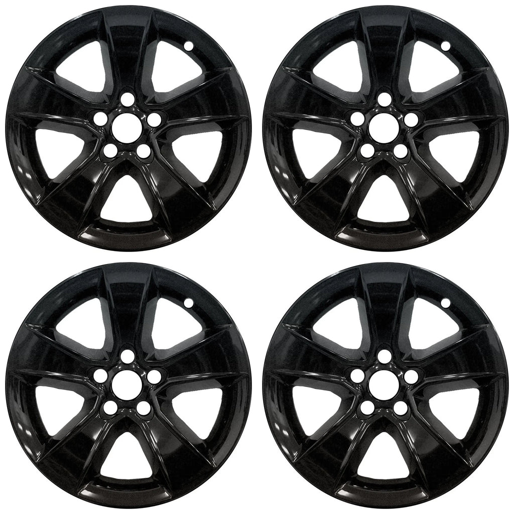17" Gloss Black Wheel Skins for 2011-2014 Dodge Charger - UQSK0129