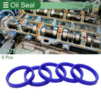 Set of 5 Oil Seal Rotary Shaft Seal TPU 75x85x12mm High Pressure