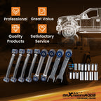 8pcs Control Arm Kit for Jeep Wrangler TJ (1997–2006) Grand Cherokee ZJ (1993–1998)