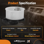 Blower Motor with Fan Cage for Mazda 3 (2014–2018) CX-5 (2013–2016)