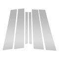 6 Pcs Pillar Window Trim for Chevy Equinox (2018–2023) Silver Tone