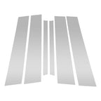 6 Pcs Pillar Window Trim for Chevy Equinox (2018–2023) Silver Tone