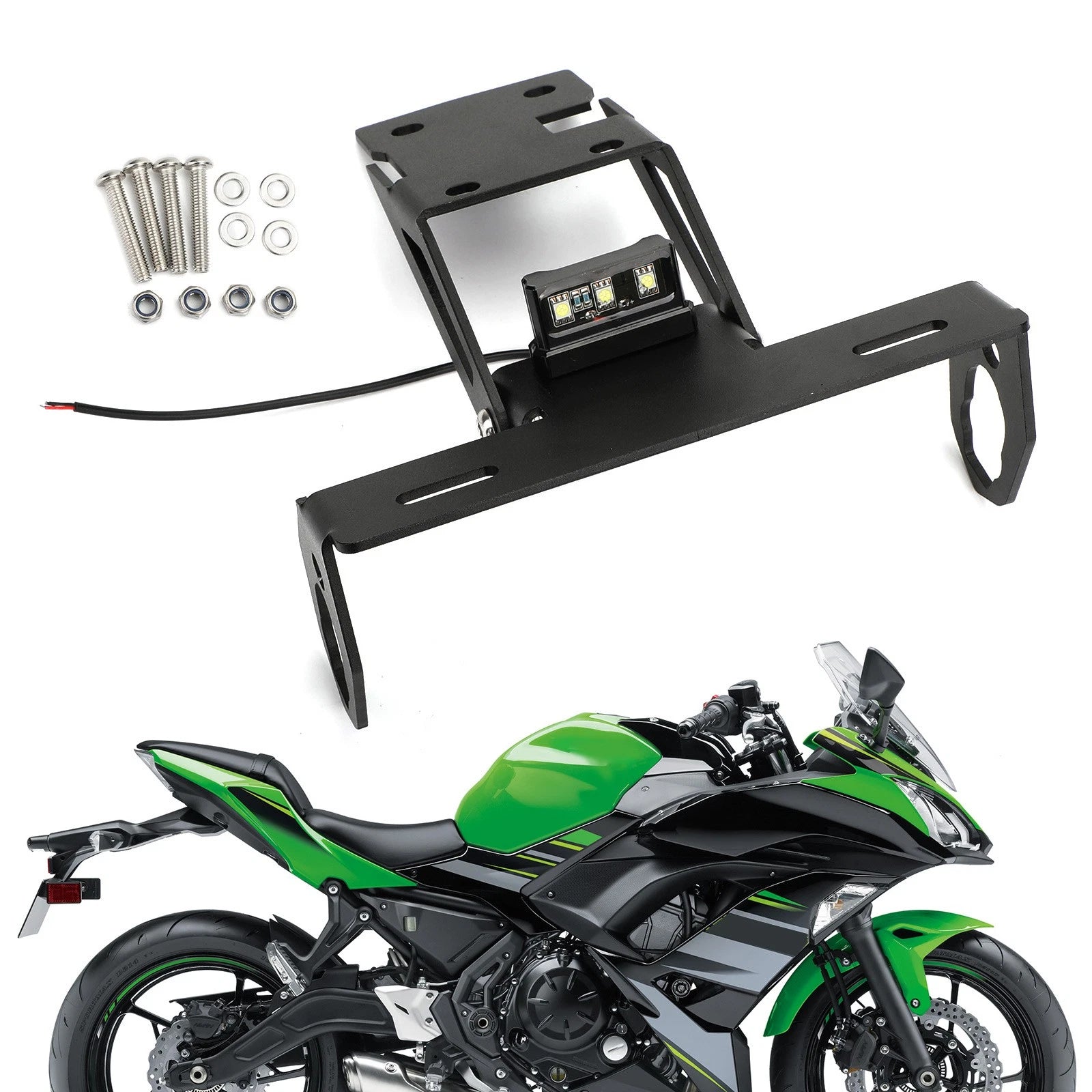 License Plate Holder for Kawasaki Z650 Ninja 650 (2017–2020)