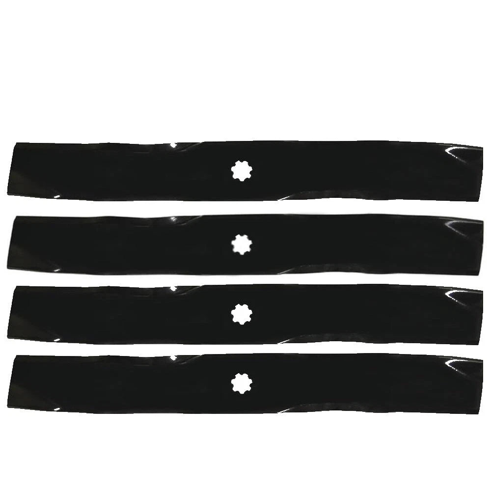 Set of 4 Mulching Blades for John Deere Lawn Mowers (38" Cut, AM137324)