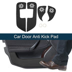 Car Door Anti Kick Pad Sticker Protector for Lexus CT200H (2011-2014) Black