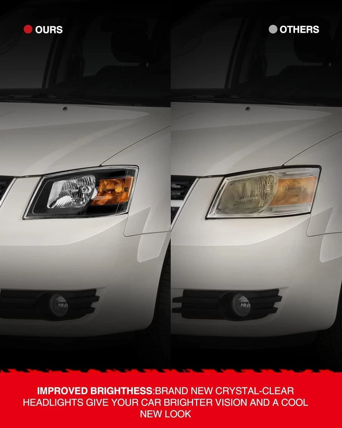 Headlight Assembly for Dodge Grand Caravan (2008–2010) LH RH Halogen