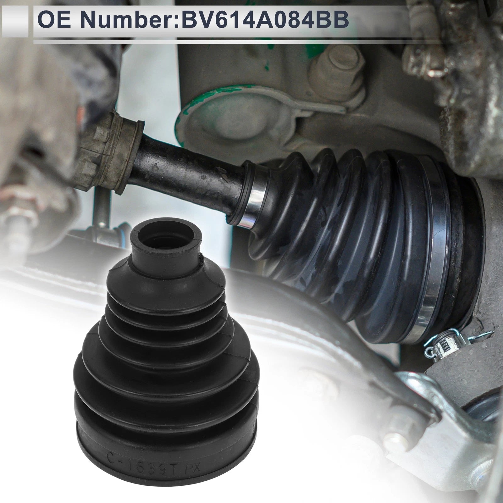 Inner CV Joint Boot Kit with Clamps for Ford Focus (2011–2015)