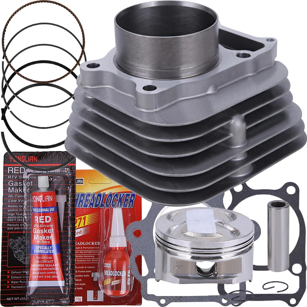 330cc 80mm Bore Cylinder Piston Gaskets Kit for Honda Sportrax TRX300EX (1993–2008)