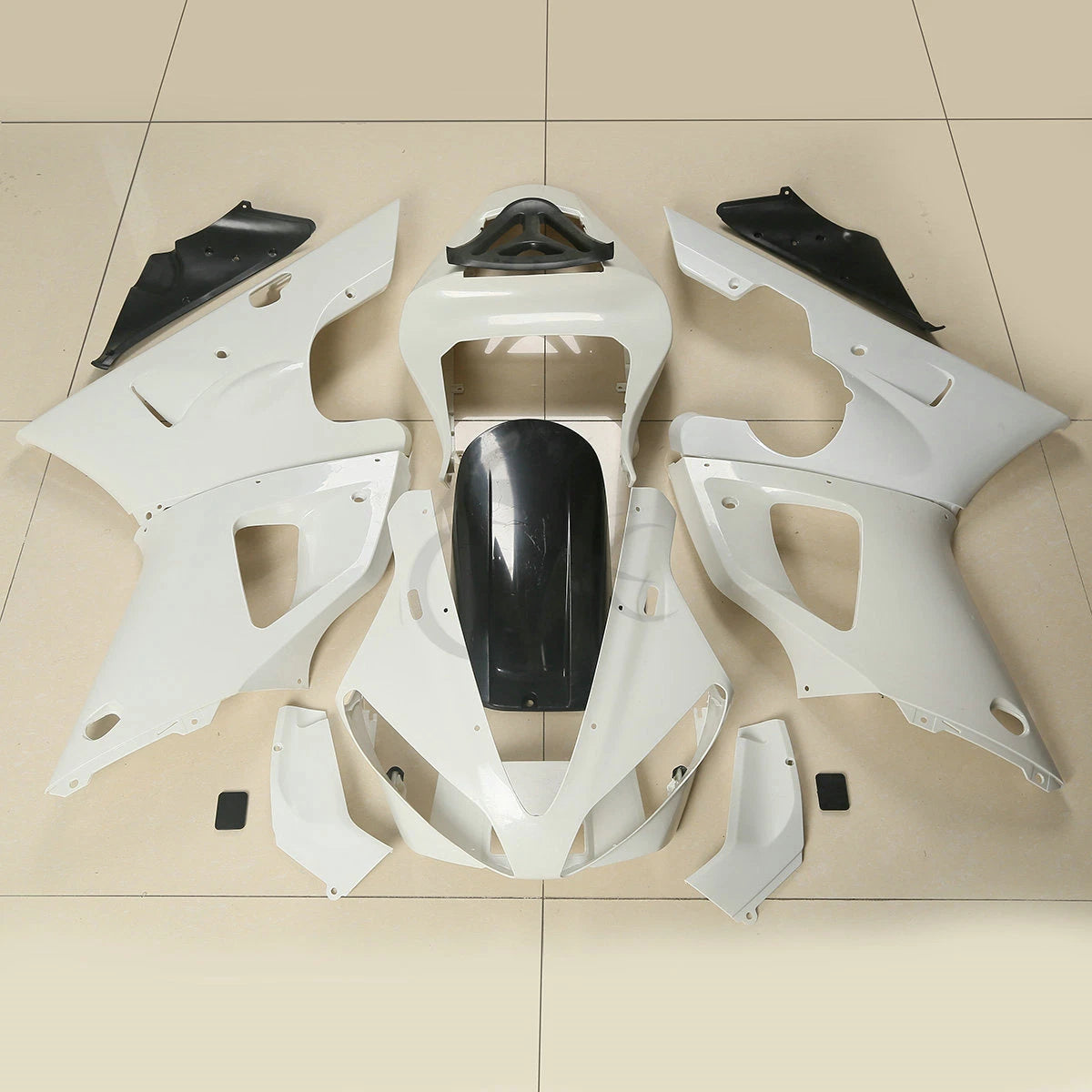 Set Injection Fairing Kit for Yamaha YZF R1 (2000–2001) Unpainted