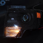 HID Projector Headlight for Ford F150 (2013-2014) Left Black Housing