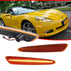 LED Front Bumper Side Marker Lights for Chevy Corvette C6 (2005–2013)