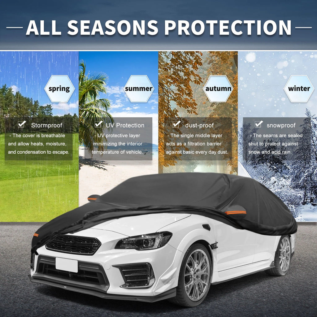 Waterproof 210D-PU Car Cover for Subaru WRX Sedan (2015–2023)