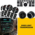 Control Knob Climate Control Button Sticker for GMC Chevrolet Buick (US)