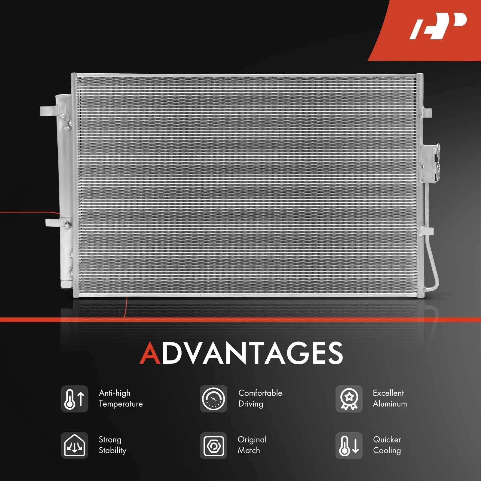 A/C Condenser with Receiver Drier & Bracket for Kia Carnival (2022-2023)
