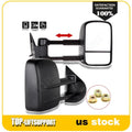 Set of 2 Manual Extend Towing Mirrors for Silverado Sierra (07–13)