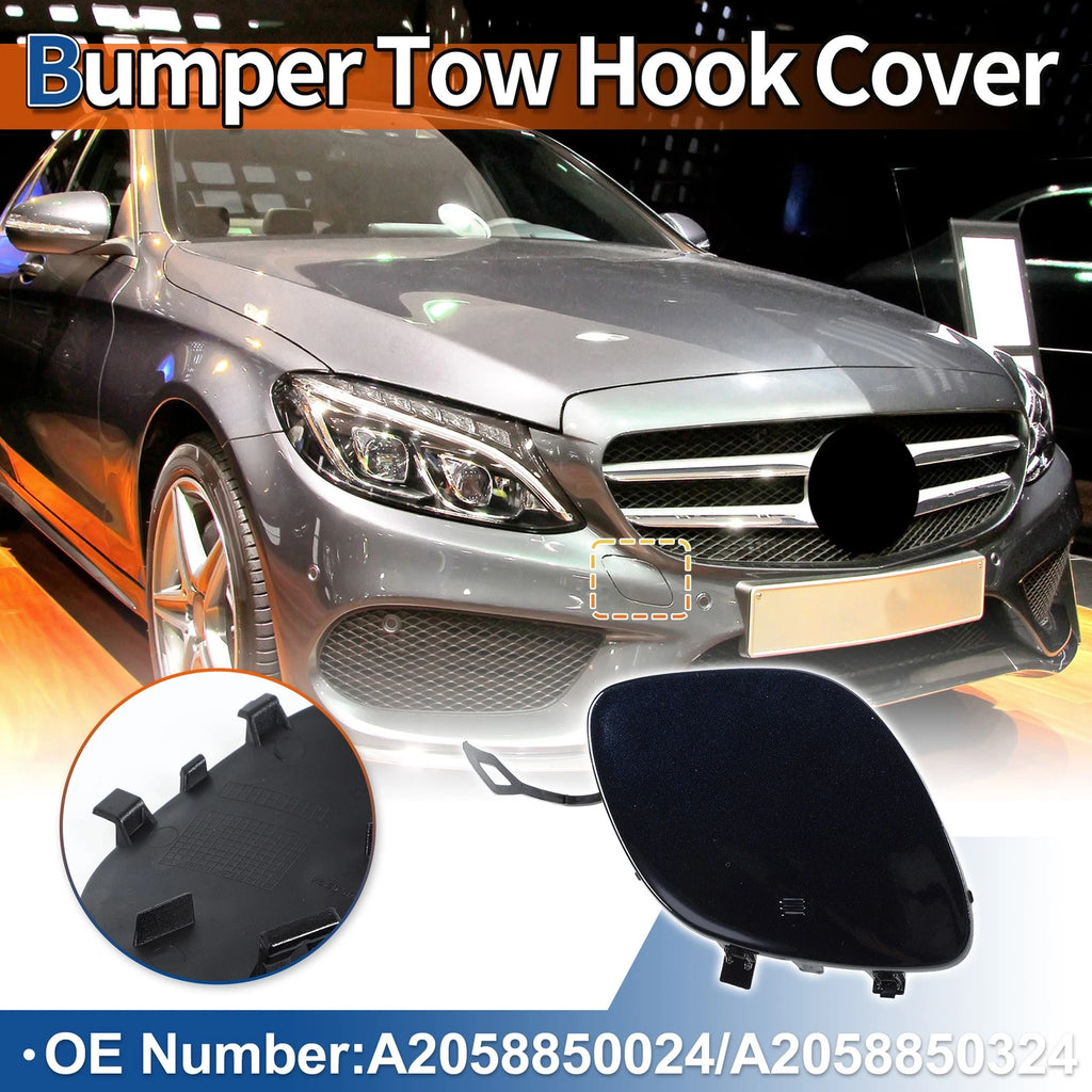 Tow Hook Cover for Mercedes-Benz A-Class (2016–2023) No.A2058850024 Caliche Blue