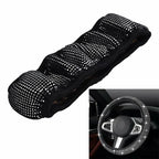 38CM / Steering Wheel Cover Bling for CRYSTAL Silver