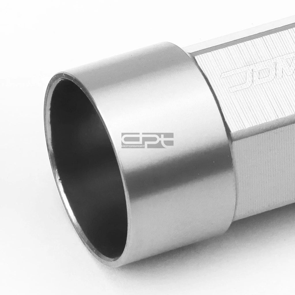 20x M12x1.25 53mm Tall Silver Aluminum Lug Nuts for JDM Vehicles