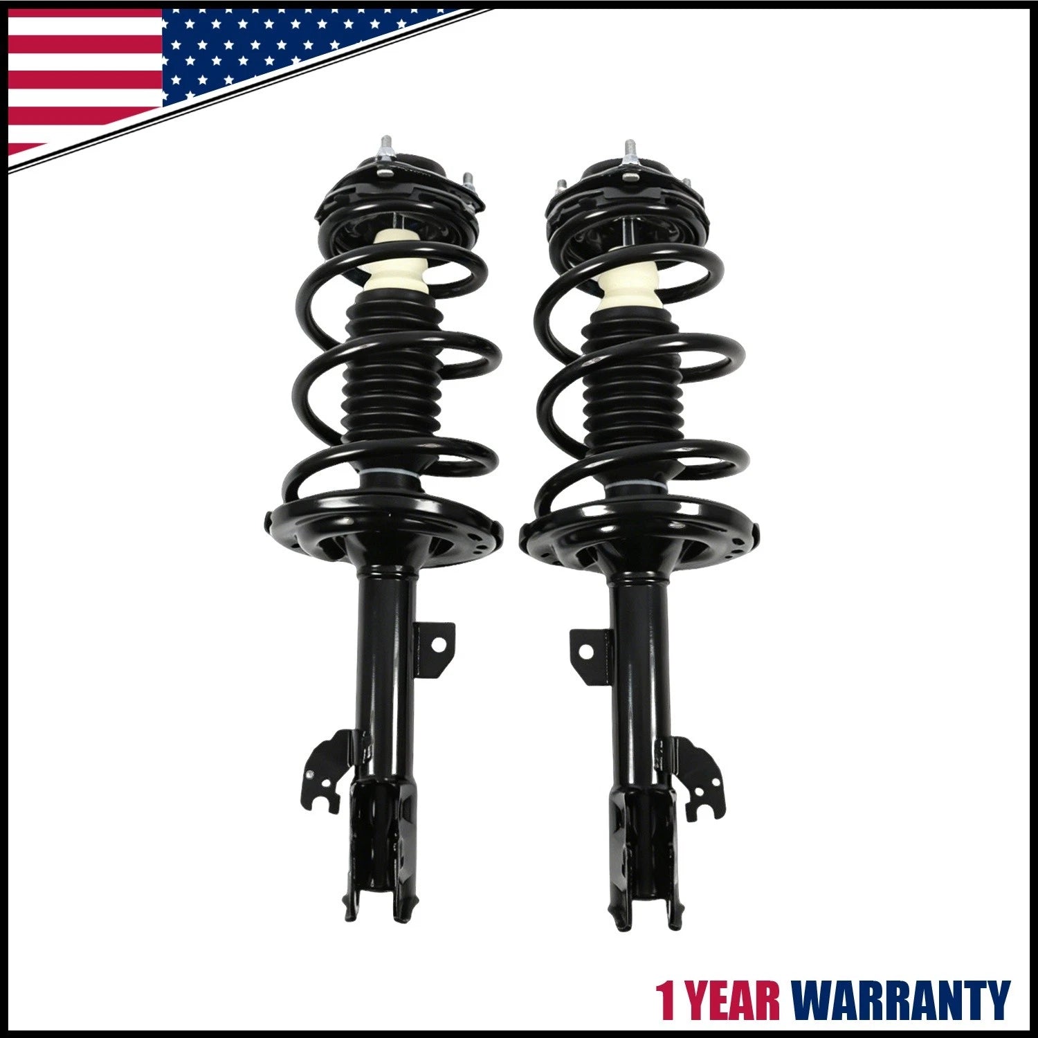 Pair Front Struts Shocks with Coil Spring Assembly for Toyota Sienna (2011–2014)