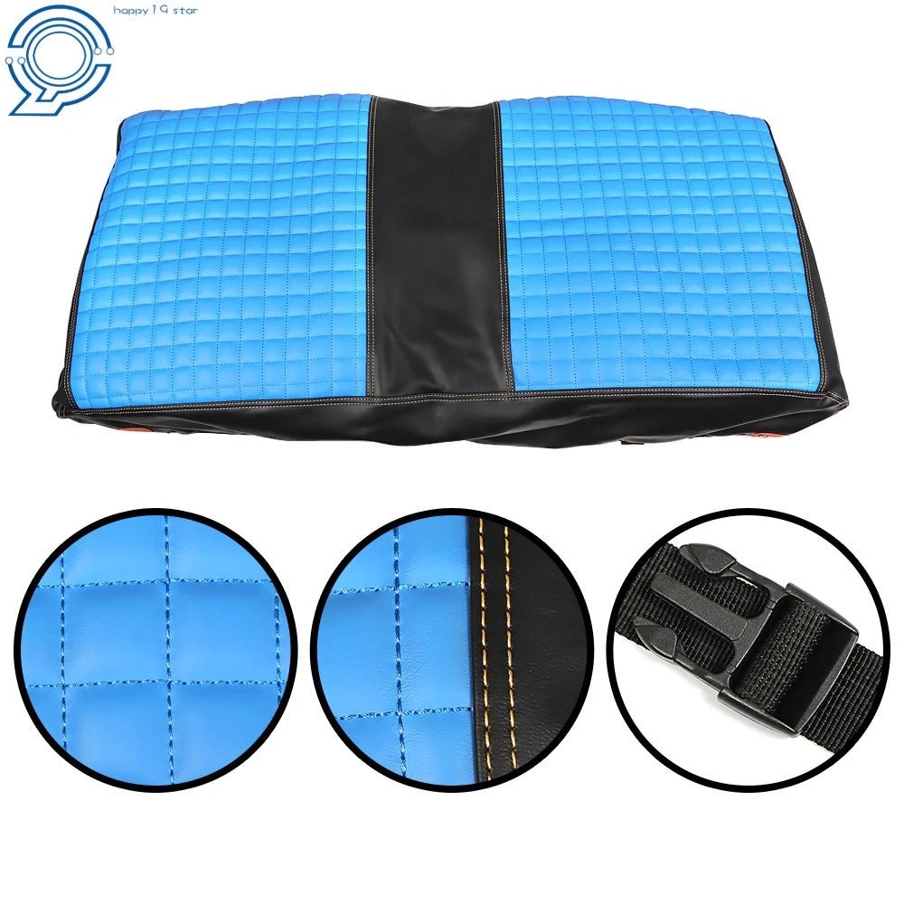 Set of 2 Front and Rear Seat Covers for Club Car Precedent (2004-Up) - Blue