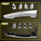 Set of 4 Exterior Door Handles for Hyundai Sonata (2015–2019)